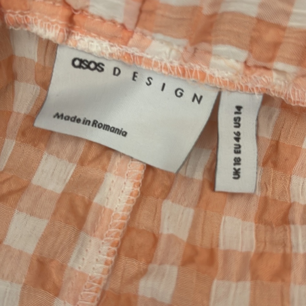 ASOS DESIGN Gingham Print Mini Skirt - Picture 6 of 7